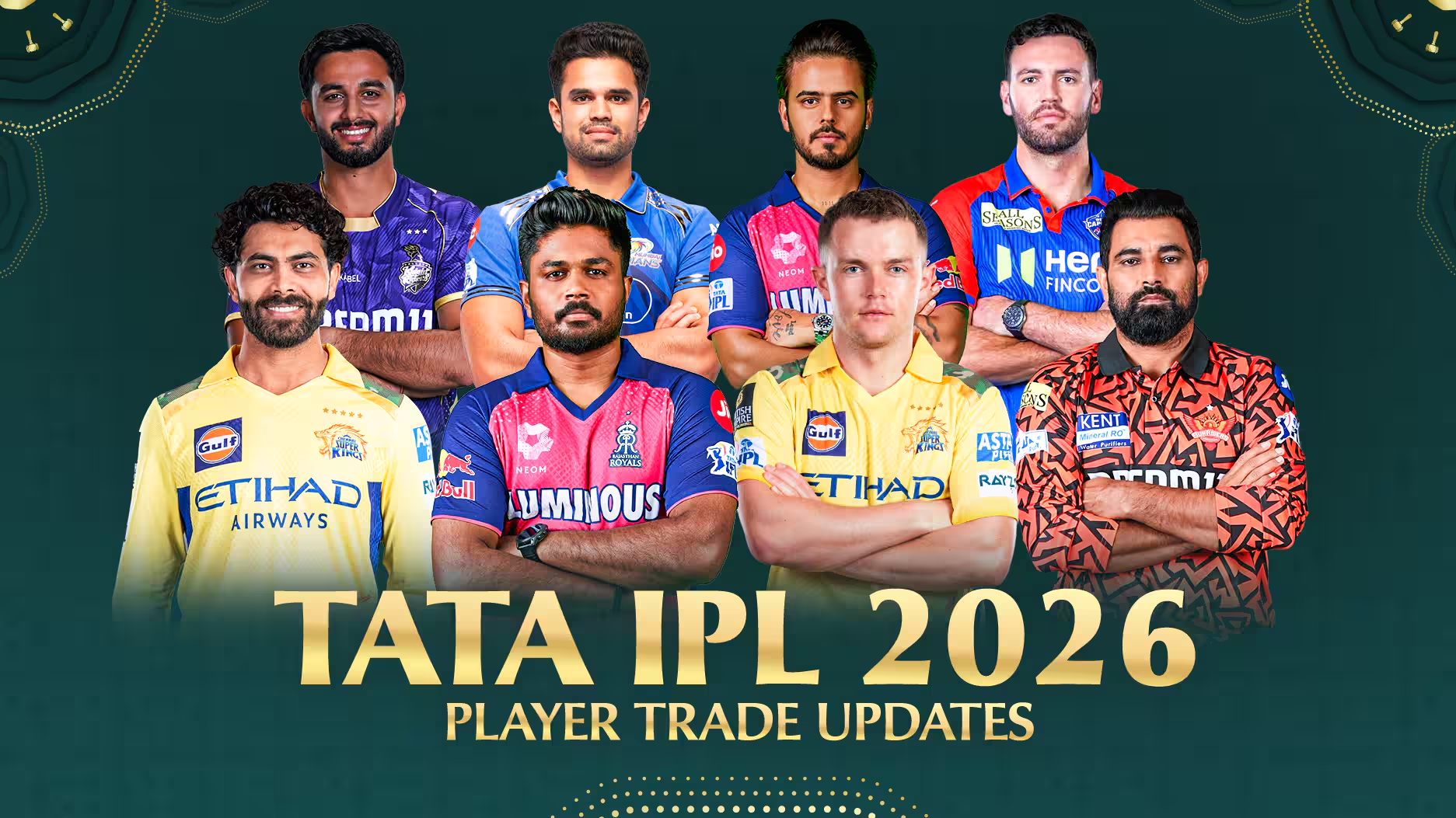 IPL 2026 all teams and captains - Bet on Kingplay9